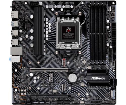 Mainboard ASROCK AMD B650 SAM5 Micro-ATX Memory DDR5 Memory slots 4 1xPCI-Express 3.0 16x 1xPCI...