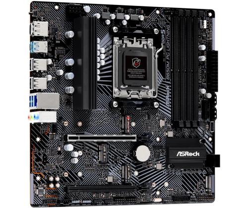 Mainboard ASROCK AMD B650 SAM5 Micro-ATX Memory DDR5 Memory slots 4 1xPCI-Express 3.0 16x 1xPCI...
