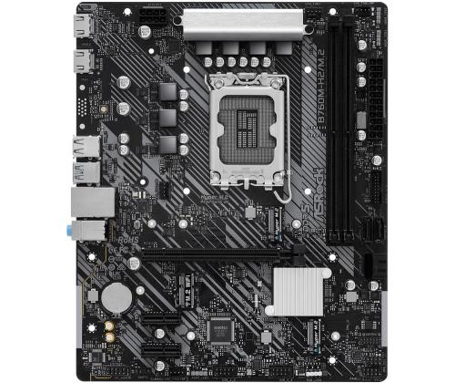 Mainboard ASROCK Intel B760 Express LGA1700 Micro-ATX Memory DDR5 Memory slots 2 2xPCI-Express 3...