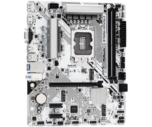 Mainboard ASROCK Intel B760 Express LGA1700 Micro-ATX Memory DDR5 Memory slots 2 2xPCI-Express 3...