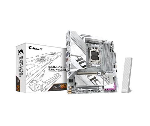 Mainboard GIGABYTE AMD B850 SAM5 Micro-ATX Memory DDR5 Memory slots 4 B850MAELTWF6EICE1.1