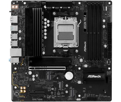 Mainboard ASROCK AMD B850 SAM5 Micro-ATX Memory DDR5 Memory slots 4 1xPCI-Express 4.0 4x	 1xPCI...