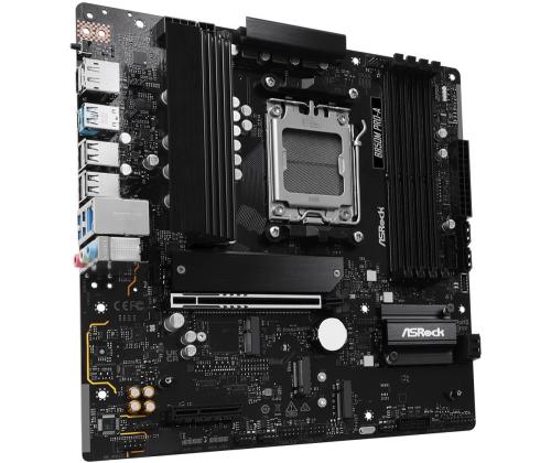Mainboard ASROCK AMD B850 SAM5 Micro-ATX Memory DDR5 Memory slots 4 1xPCI-Express 4.0 4x	 1xPCI...