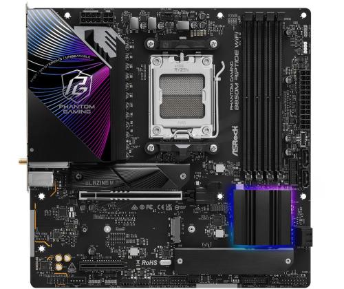 Mainboard ASROCK AMD B850 SAM5 Micro-ATX Memory DDR5 Memory slots 4 1xHDMI 1xDisplayPort 1xAudio...