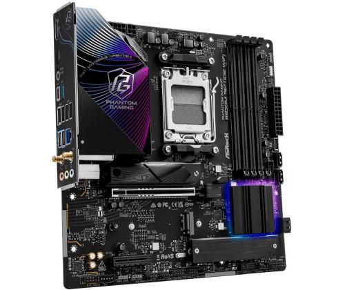 Mainboard ASROCK AMD B850 SAM5 Micro-ATX Memory DDR5 Memory slots 4 1xHDMI 1xDisplayPort 1xAudio...