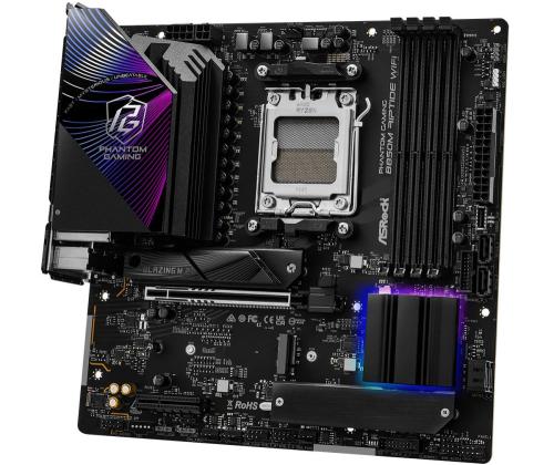 Mainboard ASROCK AMD B850 SAM5 Micro-ATX Memory DDR5 Memory slots 4 1xHDMI 1xDisplayPort 1xAudio...