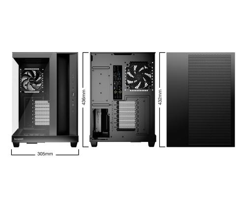 Case BE QUIET ATX/micro ATX/Mini-ITX Black Midi Tower PC BGW83