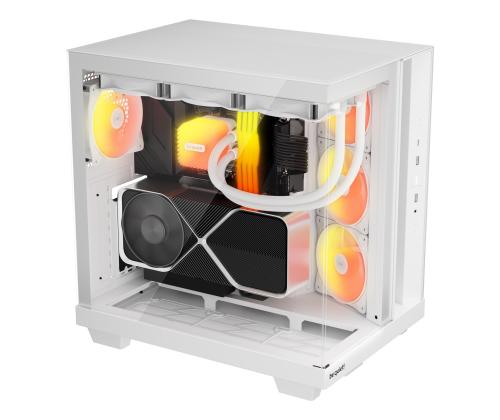 Case BE QUIET ATX/micro ATX/Mini-ITX White Midi Tower PC BGW86