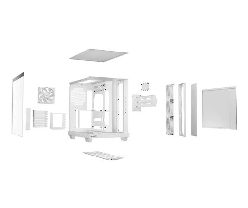 Case BE QUIET ATX/micro ATX/Mini-ITX White Midi Tower PC BGW86