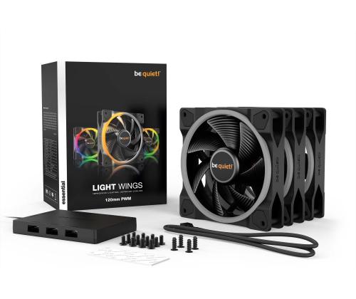 CASE FAN 120MM LIGHT WINGS/TRIPLE-PACK BL076 BE QUIET