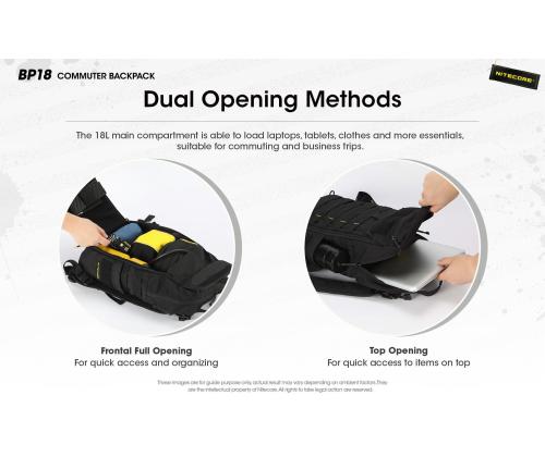 NB BACKPACK/BP18 NITECORE