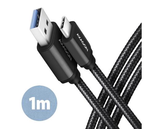 CABLE USB-C TO USB3.2 1M/BLACK BUCM3-AM10AB AXAGON
