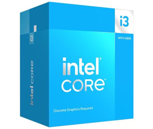 CPU INTEL Desktop Core i3 i3-14100F Raptor Lake 3500 MHz Cores 4 12MB Socket LGA1700 58 Watts BOX...