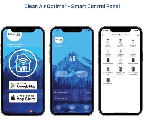 HUMIDIFIER WITH IONIZER/CA-607WSMART CLEAN AIR OPTIMA