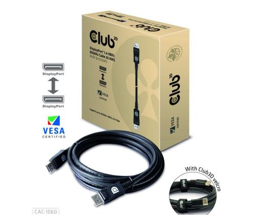 CABLE DP TO DP 3M/M/M CAC-1060 CLUB3D