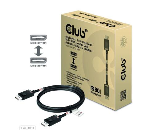 CABLE DP TO DP 1.2M/M/M CAC-1091 CLUB3D