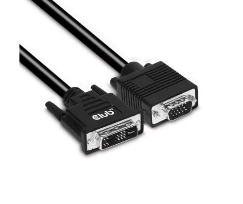 CABLE DVI-A TO VGA 3M/M/M CAC-1243 CLUB3D
