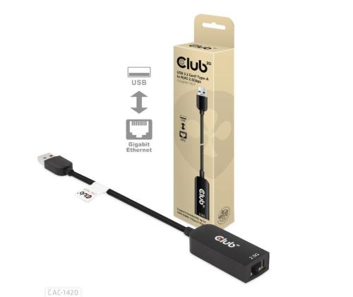 I/O ADAPTER USB3.2 TO RJ45/M/F CAC-1420 CLUB3D