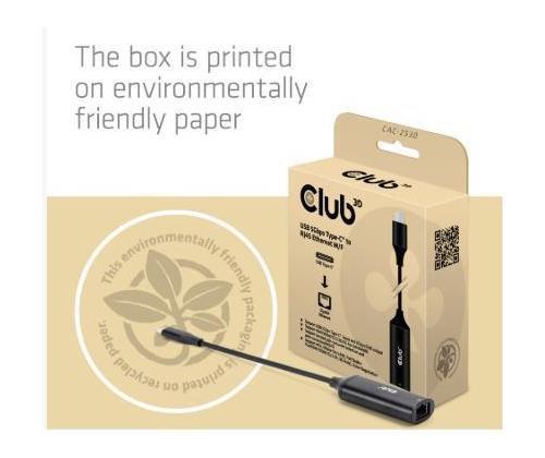 I/O ADAPTER USB TO RJ45/M/F CAC-1421 CLUB3D