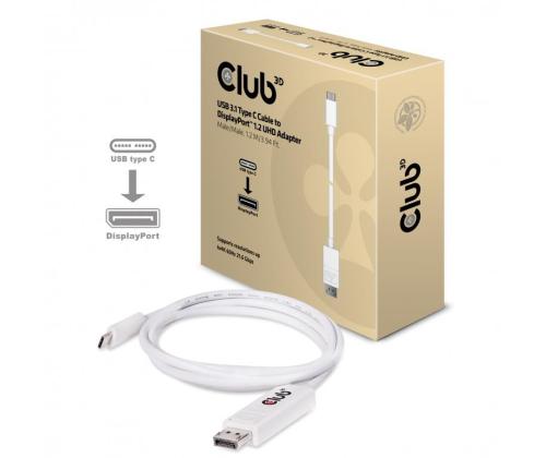 CABLE USB-C TO DP 1.2M/M/M CAC-1517 CLUB3D
