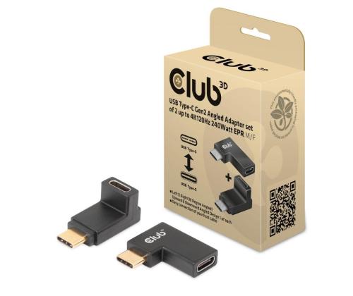 I/O ADAPTER USB-C ANGLED SET/CAC-1528 CLUB3D