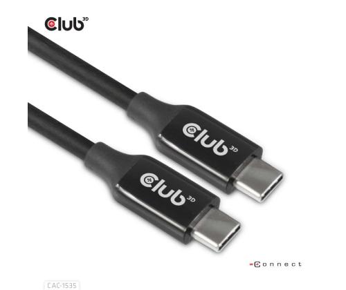 CABLE USB-C TO USB-C 5M/M/M CAC-1535 CLUB3D