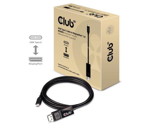 CABLE USB-C TO DP 1.8M/M/M CAC-1557 CLUB3D