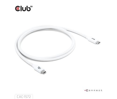CABLE USB-C TO USB-C 1.2M/WHITE CAC-1572 CLUB3D