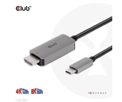 CABLE USB-C TO HDMI 3M/M/M CAC-1587 CLUB3D