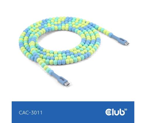 CABLE USB-C TO USB-C/BLUE CAC-3011 CLUB3D