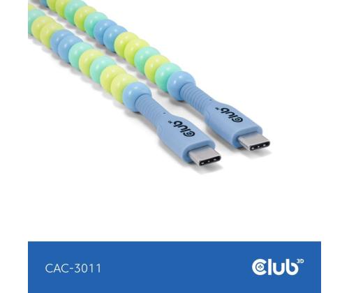 CABLE USB-C TO USB-C/BLUE CAC-3011 CLUB3D