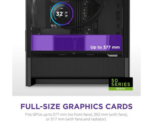 Case NZXT micro ATX/Mini-ITX Black Midi Tower PC CC-H31FB-01