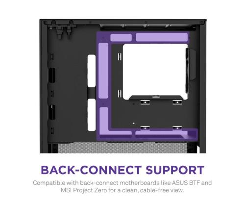 Case NZXT micro ATX/Mini-ITX Black Midi Tower PC CC-H31FB-01