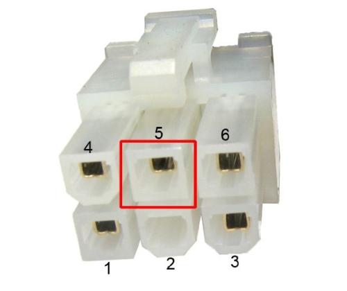 CABLE POWER ADAPTER 6PIN/2MOLEX CC-PSU-6 GEMBIRD