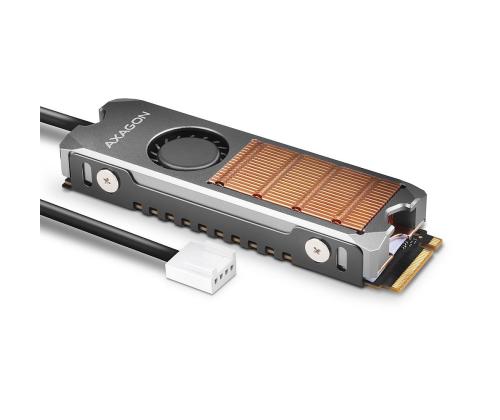 SSD ACC COOLER M.2 COPPER FAN/CLR-M2FAN AXAGON