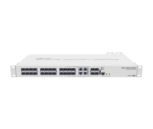 Switch MIKROTIK CRS328-4C-20S-4S+RM Type L2 Rack 1U 4x10/100/1000BASE-T/SFP combo 20xSFP 4xSFP+...
