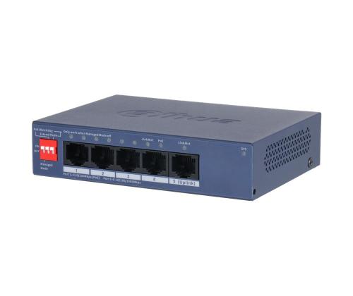 Switch DAHUA DH-CS4005-4ET1GT-36 Type L2 PoE ports 4 40 Watts CS4005-4ET1GT-36