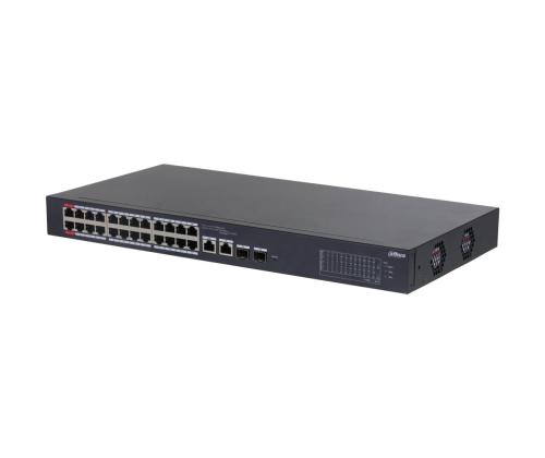 Switch DAHUA CS4226-24ET-240 Desktop/pedestal Rack 1U 24x10Base-T / 100Base-TX 2x10/100/1000BASE...
