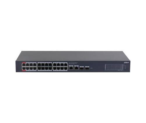 Switch DAHUA CS4228-24GT-240 Desktop/pedestal Rack 2xSFP 26xRJ45 240 Watts CS4228-24GT-240