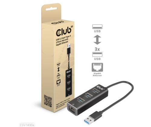 I/O HUB USB3.2 3PORT/CSV-1430A CLUB3D