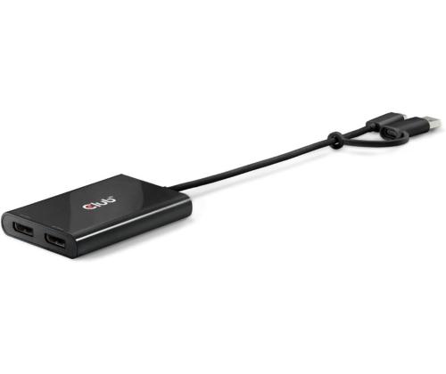 I/O ADAPTER USB-C TO DP/DUAL CSV-1478 CLUB3D