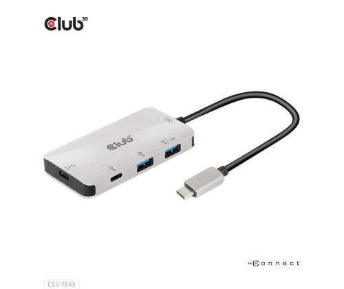 I/O HUB USB-C PD CHARGING/CSV-1543 CLUB3D