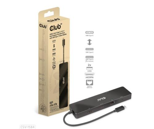 NB ACC DOCKING STATION 6IN1/USB-C 100W CSV-1584 CLUB3D