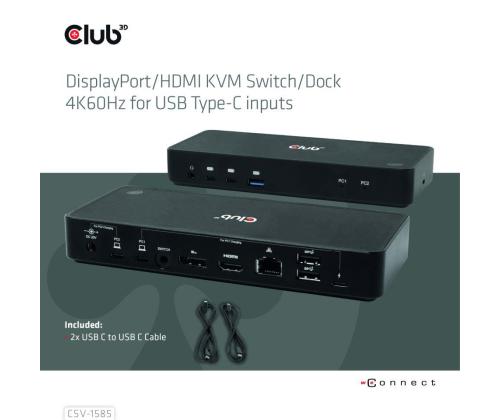 NB ACC DOCKING STATION/USB-C 120W CSV-1585 CLUB3D