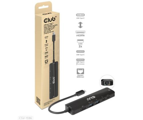 I/O HUB 6IN1 USB-C/CSV-1596 CLUB3D