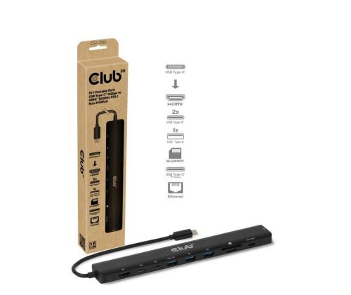 NB ACC DOCKING STATION 10IN1/USB-C 140W CSV-2550 CLUB3D