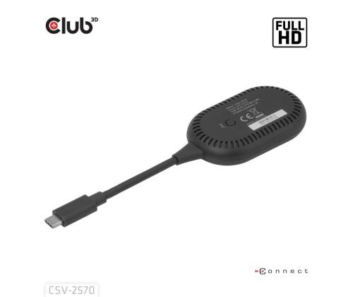 I/O ADAPTER WRL USB-C TO HDMI/CSV-2570 CLUB3D