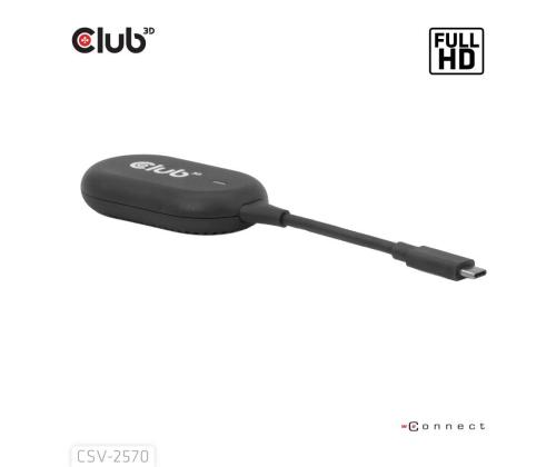 I/O ADAPTER WRL USB-C TO HDMI/CSV-2570 CLUB3D