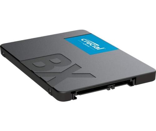 SSD CRUCIAL BX500 1TB SATA 3.0 Write speed 500 MBytes/sec Read speed 540 MBytes/sec 2,5" TBW 360...