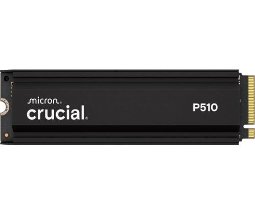 SSD CRUCIAL P510 2TB M.2 PCIe Gen5 NVMe TLC Write speed 8700 MBytes/sec Read speed 10000 MBytes...